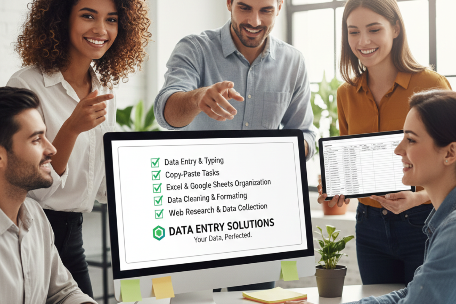 I will do accurate data entry and Excel spreadsheet work