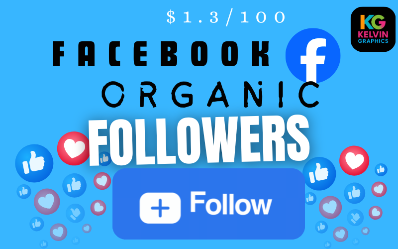 I will deliver organic facebook follows to your  page. (CHEAPEST)